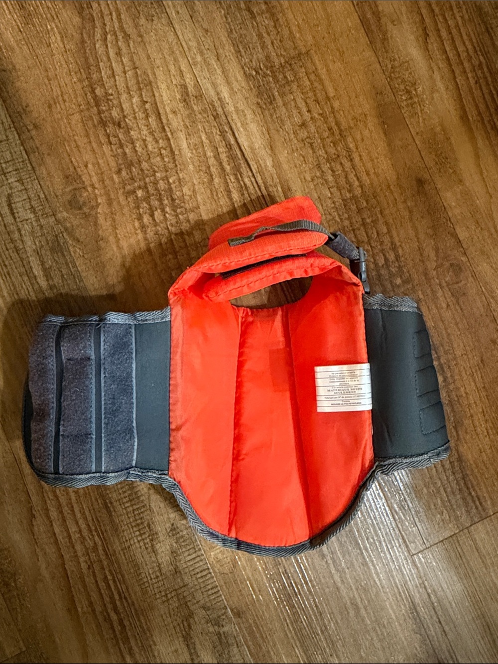 Outward Hound Granby Splash red-Orange Dog Life Jacket with Handle size XS - Picture 8 of 10